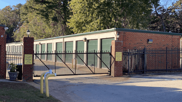 storage facility entrance